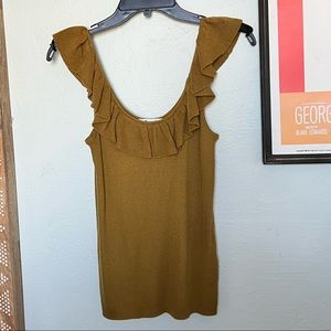 Madewell Ruffle tank